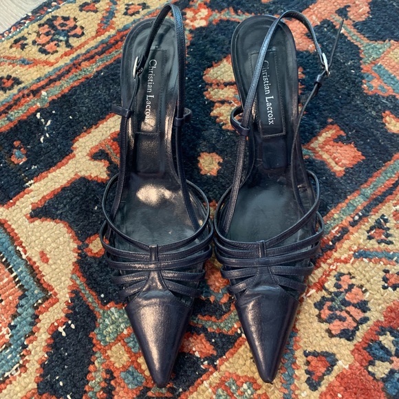 Christian Lacroix Shoes Vintage Christian Lacroix Kitten Heels